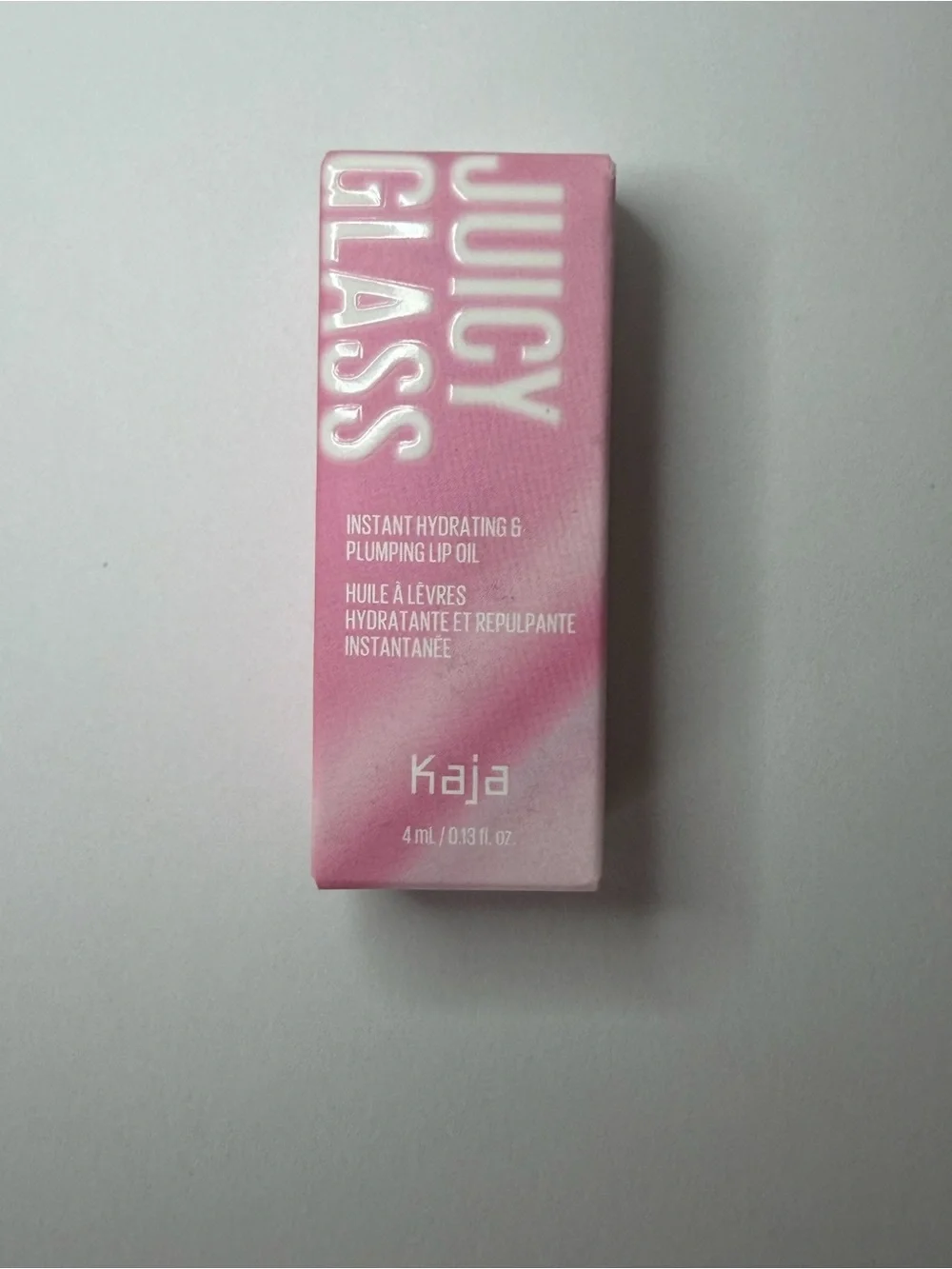 Kaja Juicy Glass Instant Hydrating & Plumping Lip Oil 01 Rose Hip Spritz